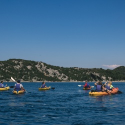 kayaking and hiking on Mljet island